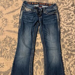 Rock Revival Dark Blue Boot Cut Jeans